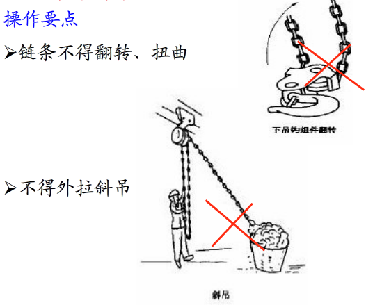 手拉葫蘆拉動角度分析