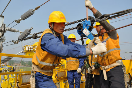 鏈條手扳葫蘆在高空架線工作中的實際應用