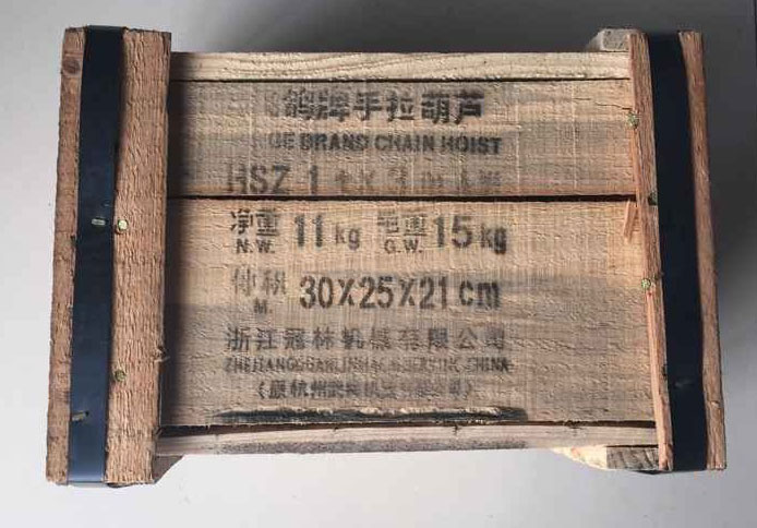 正品1噸飛鴿手拉葫蘆箱體正面圖片