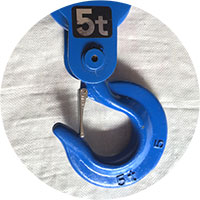 5噸飛鴿手拉葫蘆下吊鉤圖片